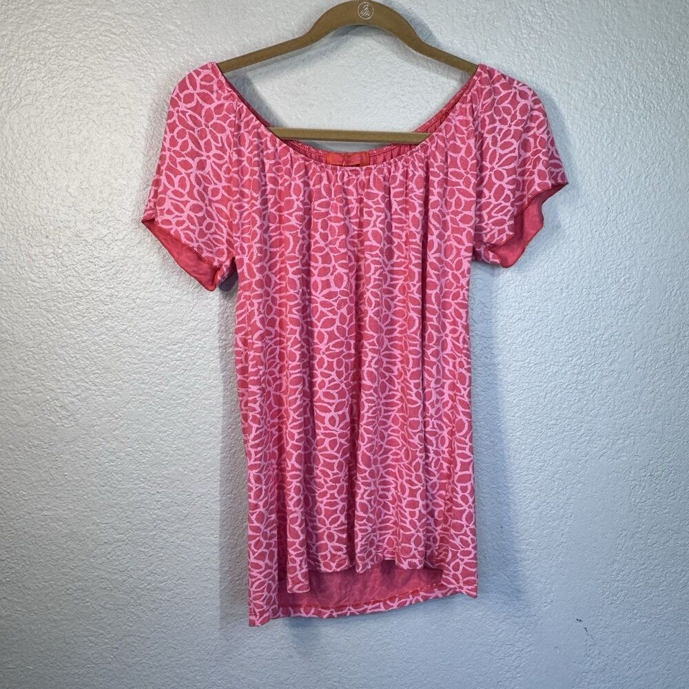 Fresh Produce Baja Anyday Top Peasant Off Shoulder Floral Stretch Women XS NEW